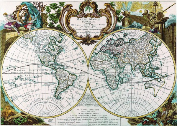 1335 Old Maps of The World (100 photos)