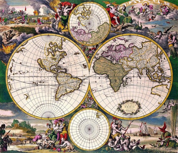 388 Old Maps of The World (100 photos)