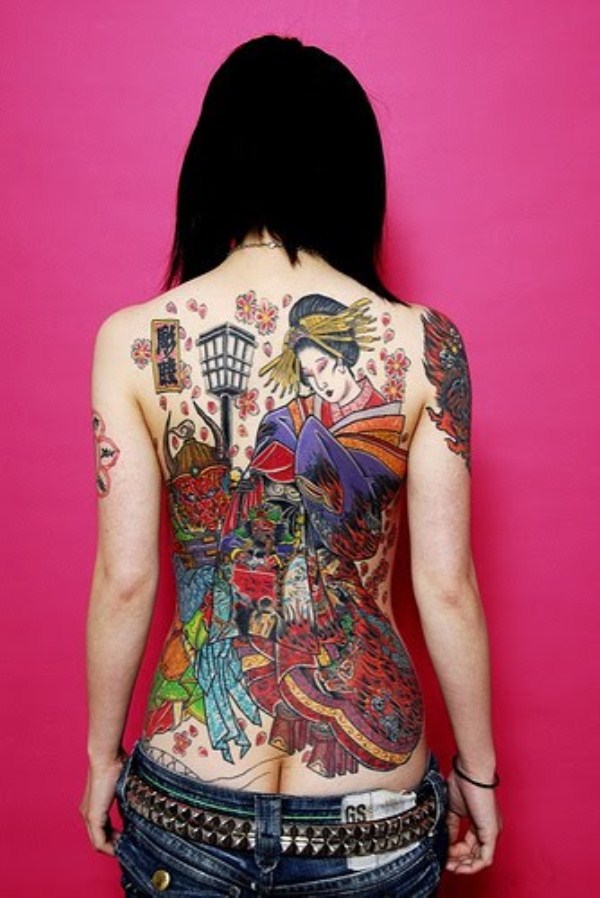 271 Amazing Full Back Tattoos (43 photos)