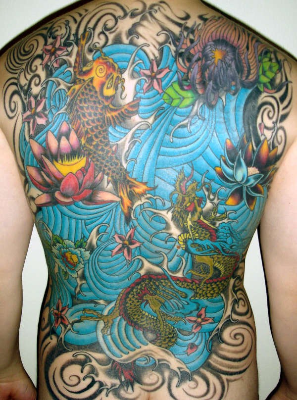 71 Amazing Full Back Tattoos (43   photos)