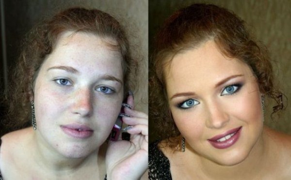 girls with and without makeup 3 11 Girls With and Without Makeup (64 photos)