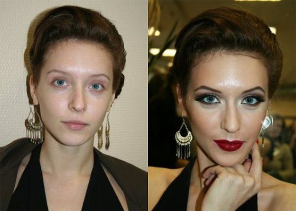 girls with and without makeup 3 17 Girls With and Without Makeup (64 photos)