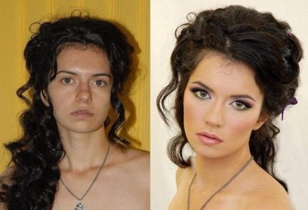 girls with and without makeup 3 18 Girls With and Without Makeup (64 photos)