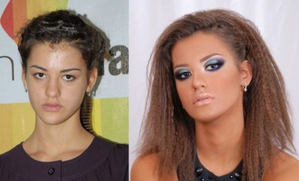 girls with and without makeup 3 19 Girls With and Without Makeup (64 photos)