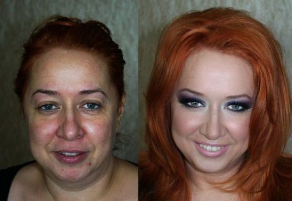 girls with and without makeup 3 3 Girls With and Without Makeup (64 photos)