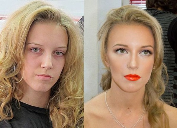 girls with and without makeup 3 8 Girls With and Without Makeup (64 photos)