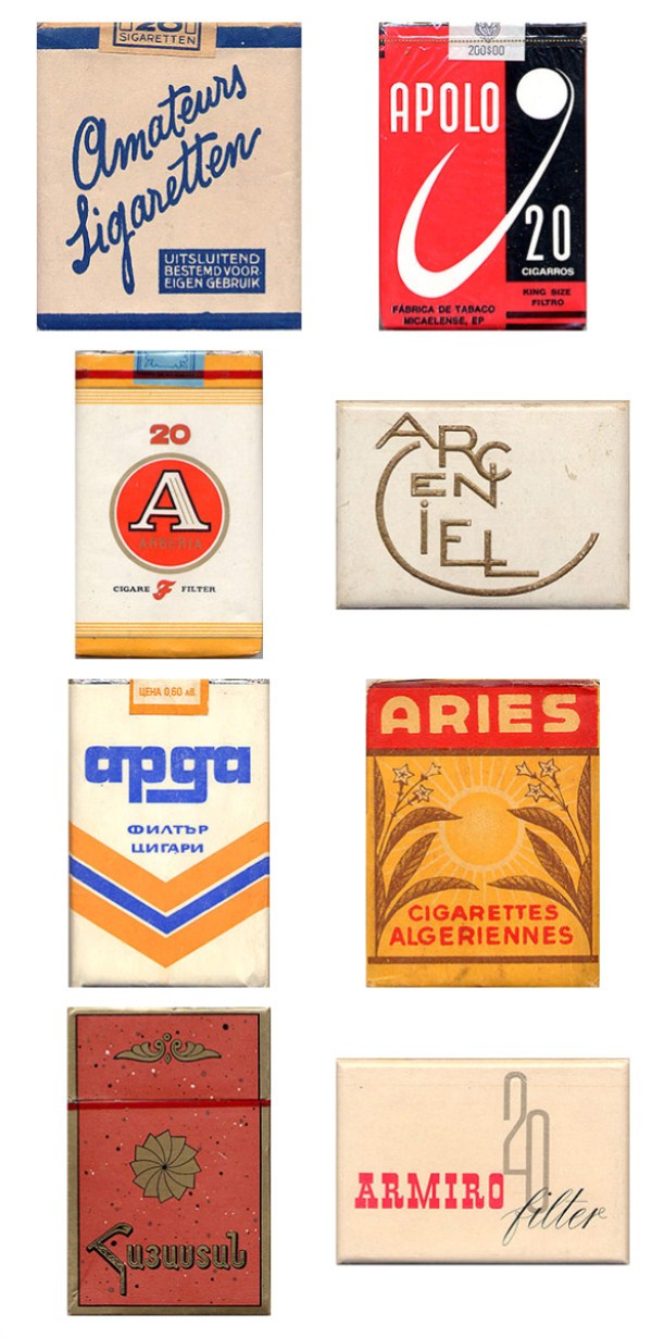 Vintage Cigarette Package Designs (6 photos)