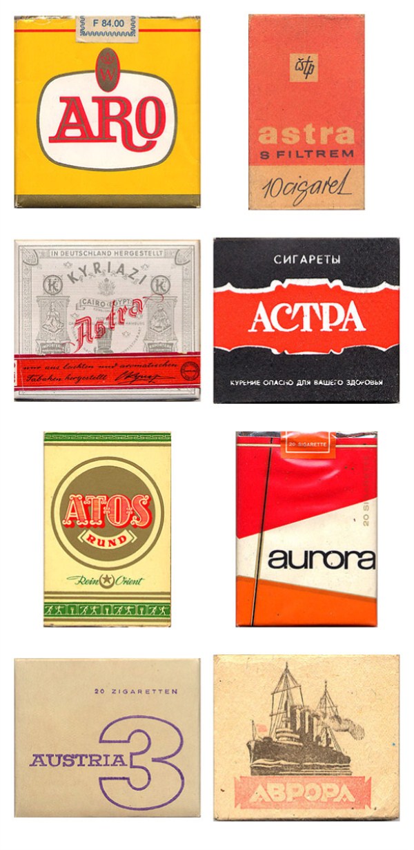 Vintage Cigarette Package Designs (6 photos)