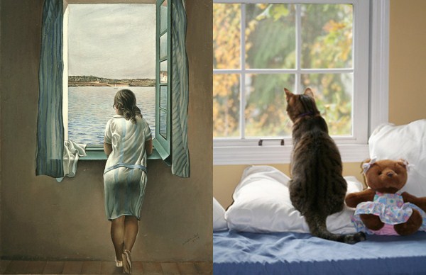 Cats Imitating Art (21 photos)
