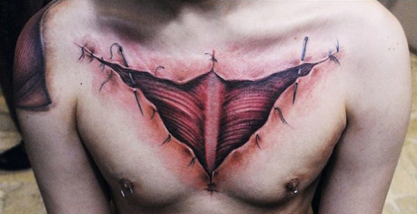 Creepily Realistic Tattoos (6 photos)