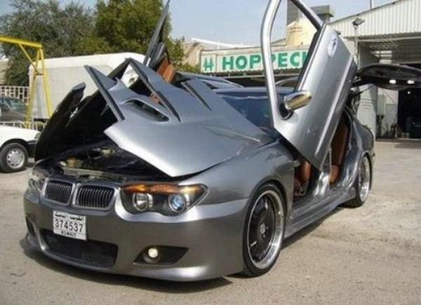BMW with Crazy Doors (9 photos)