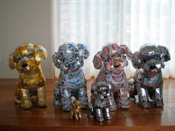 Sculptures Made From Recycled Cans (32 photos)