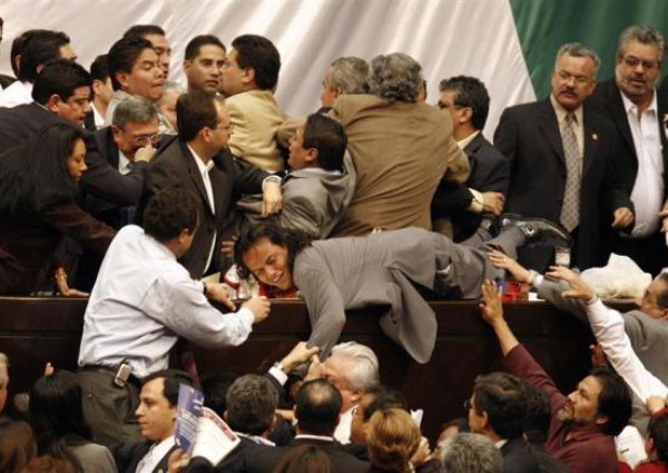 When Politicians Fight (15 photos)