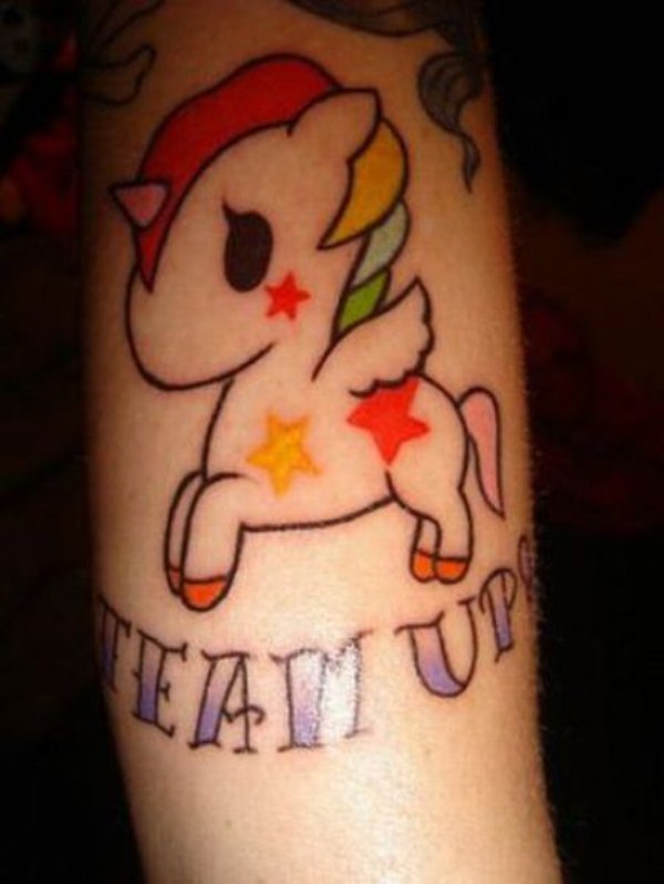 Unicorn Tattoos (32 photos)