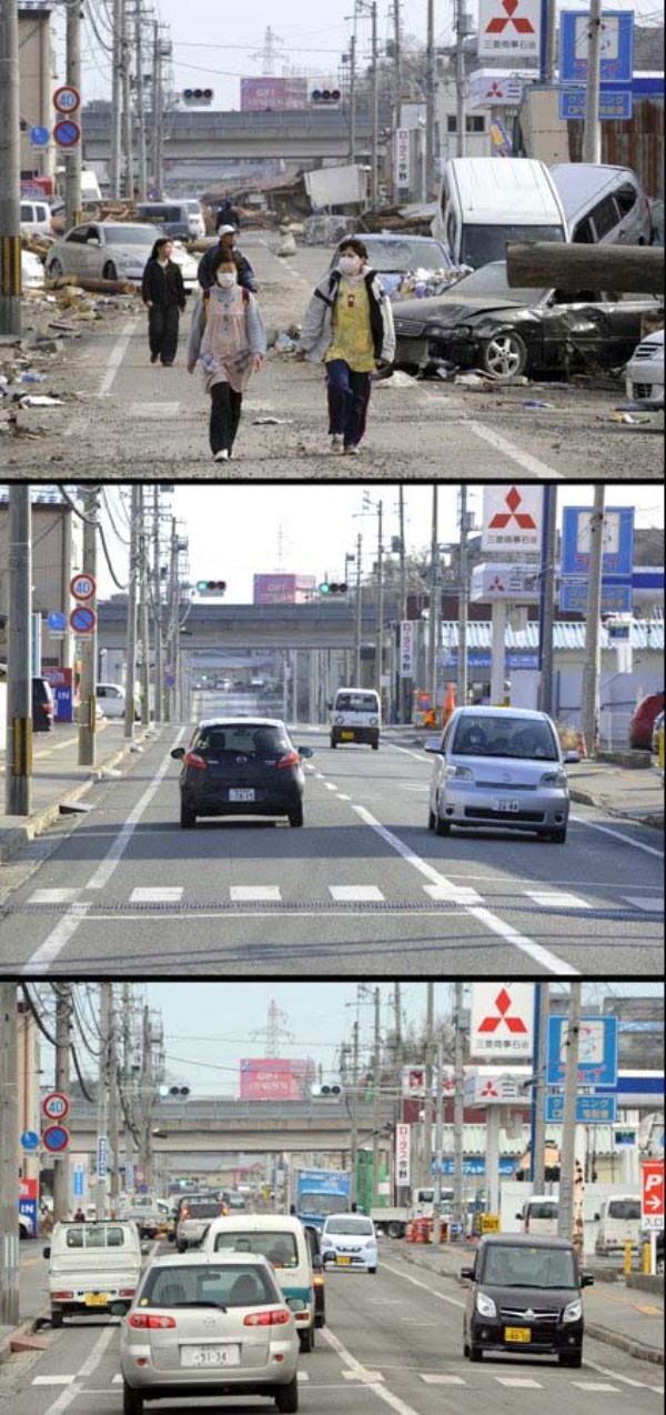 Japan Tsunami Two Years On   Before and After Pictures (38 photos)