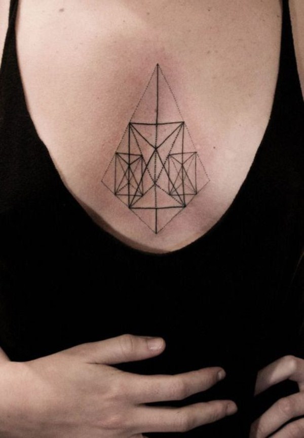 Geometric Tattoos (73 photos)
