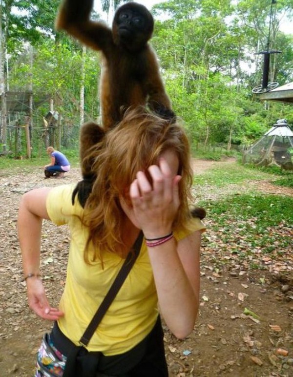 Women vs Animals (35 photos)