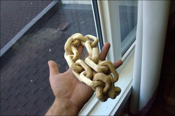 DIY Wooden Chain (13 photos)
