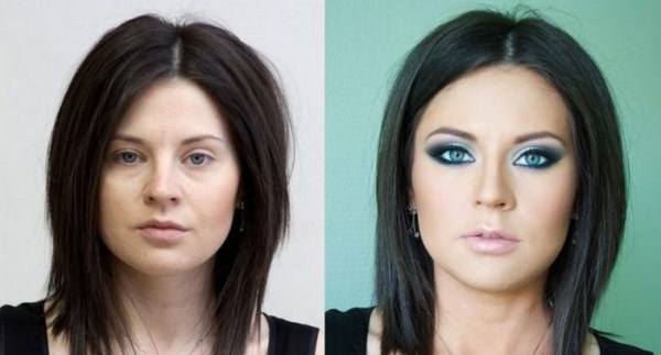 Girls With and Without Makeup (64 photos)