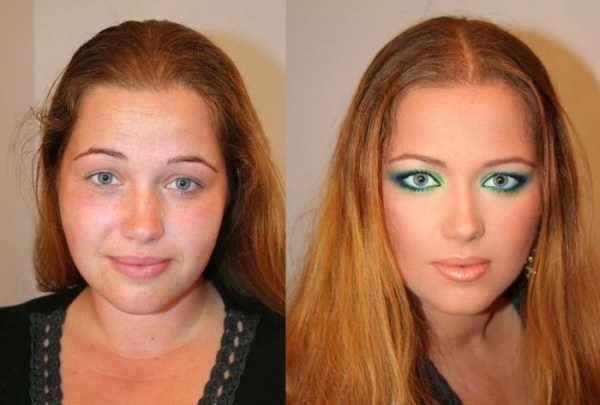 Girls With and Without Makeup (64 photos)