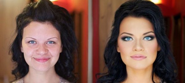Girls With and Without Makeup (64 photos)