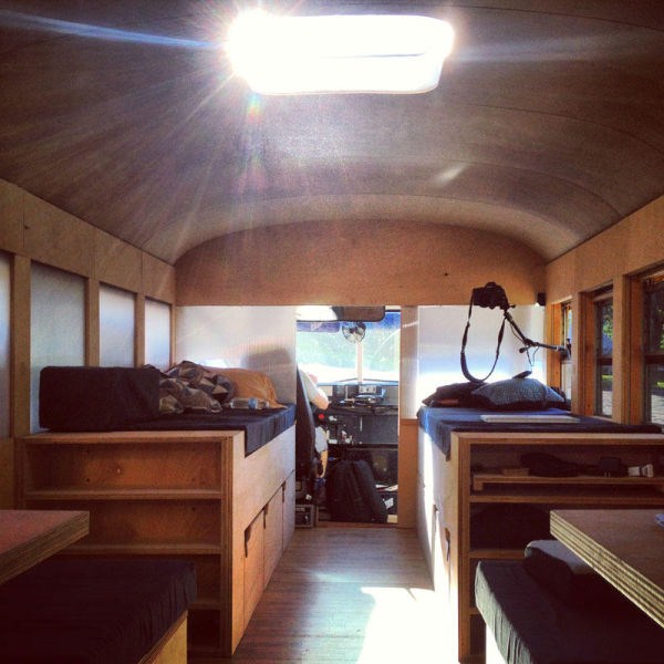 Awesome School Bus Mobile Home (30 photos)
