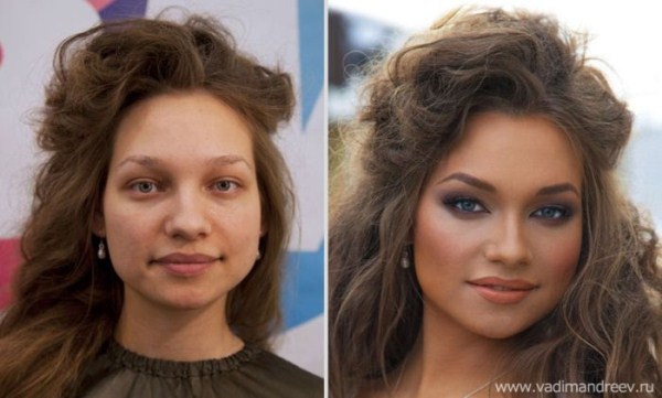 Ordinary Russian Girls Before and After Makeup (20 photos)