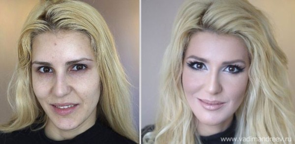 Ordinary Russian Girls Before and After Makeup (20 photos)