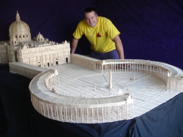 Masterpieces Created Using Only Toothpicks (42 photos)