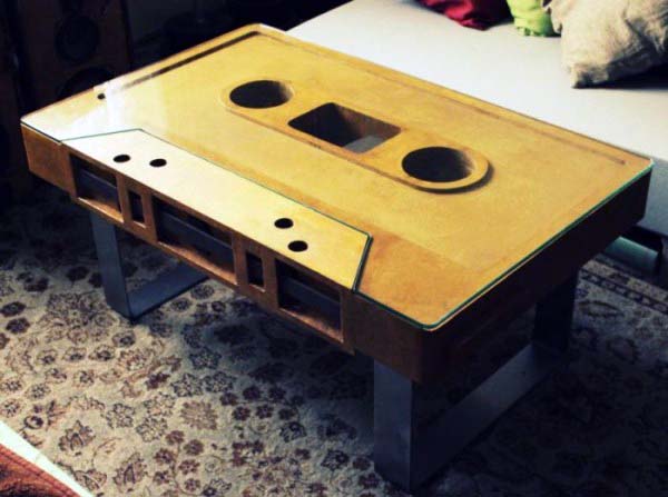 Awesome Audio Cassette Coffee Table (21 photos) 21