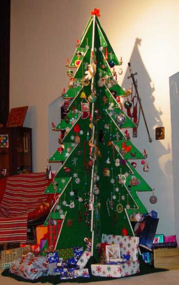 plywood christmas tree