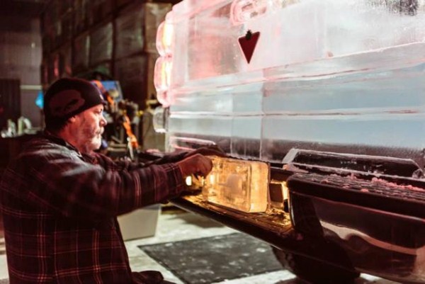 Chevy Pickup Truck Made Of Ice (17 photos)