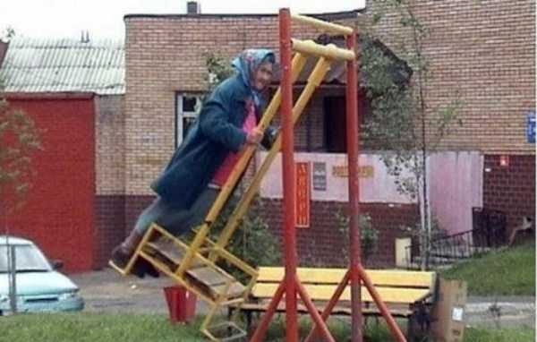 Old People Doing Funny Things (67 photos)