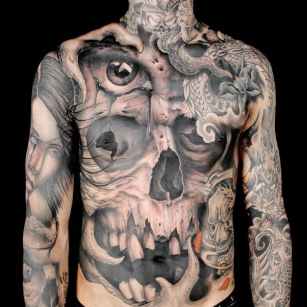 71 Bad Ass Illusion Tattoos (71 photos)