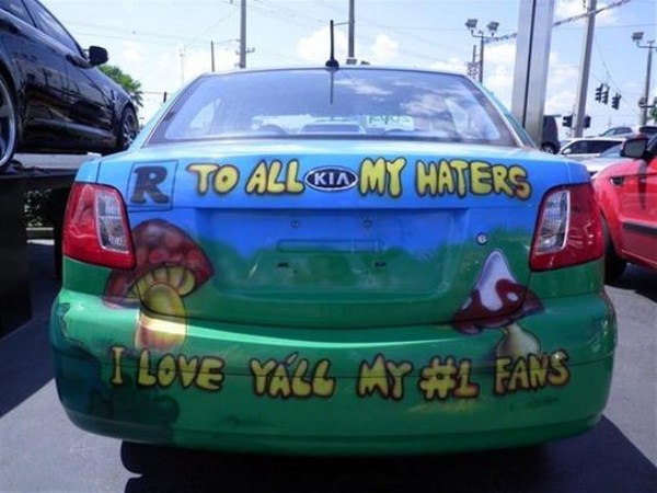 Smurfs Themed Car (14 photos)