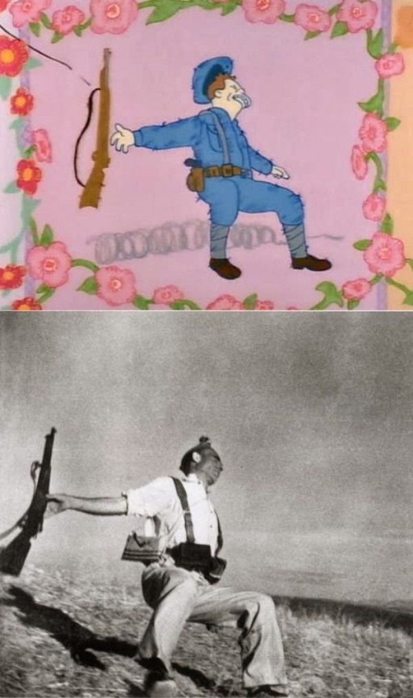the simpsons parodies of famous pictures 2