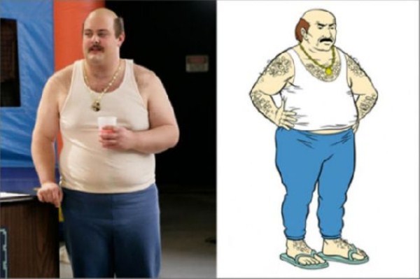 Real Life Doppelgangers of Cartoon Characters (28 photos)