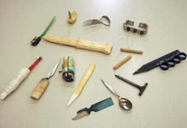 illegal things found in prisons 13 Crazy Stuff Found In Prisons (33 photos)