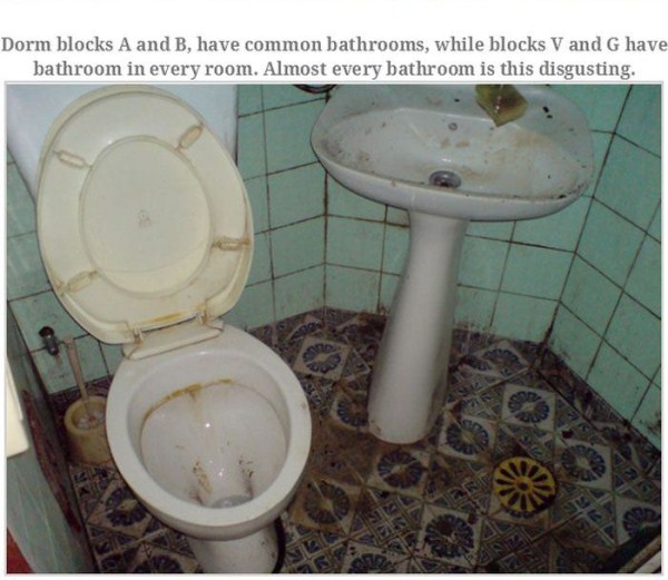Most Disgusting Student Dormitory in the World (33 photos)