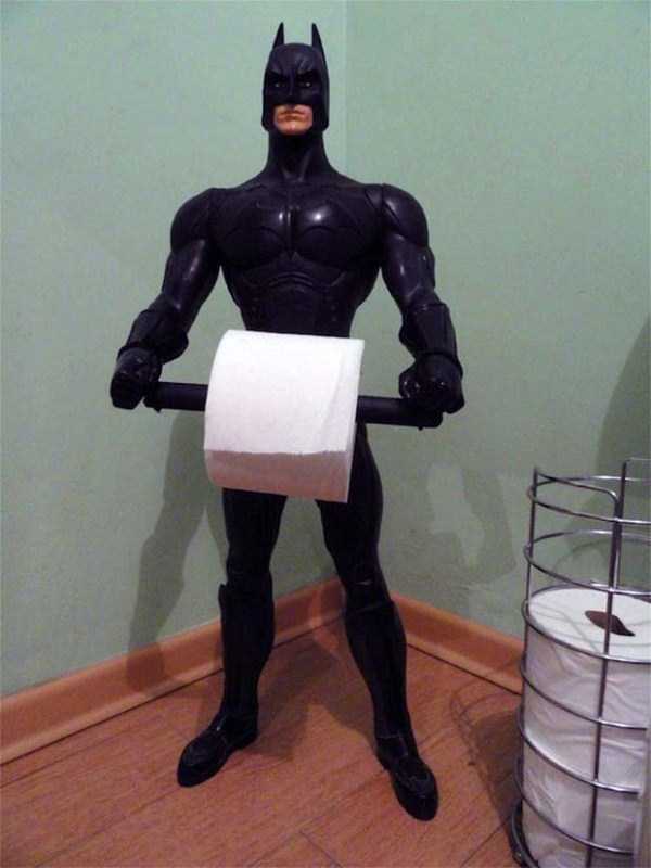 Unconventional Toilet Paper Holders (37 photos)