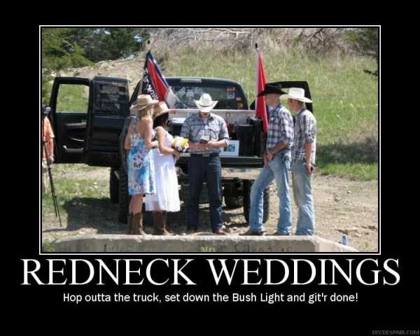 Redneck Style Weddings (35 photos)