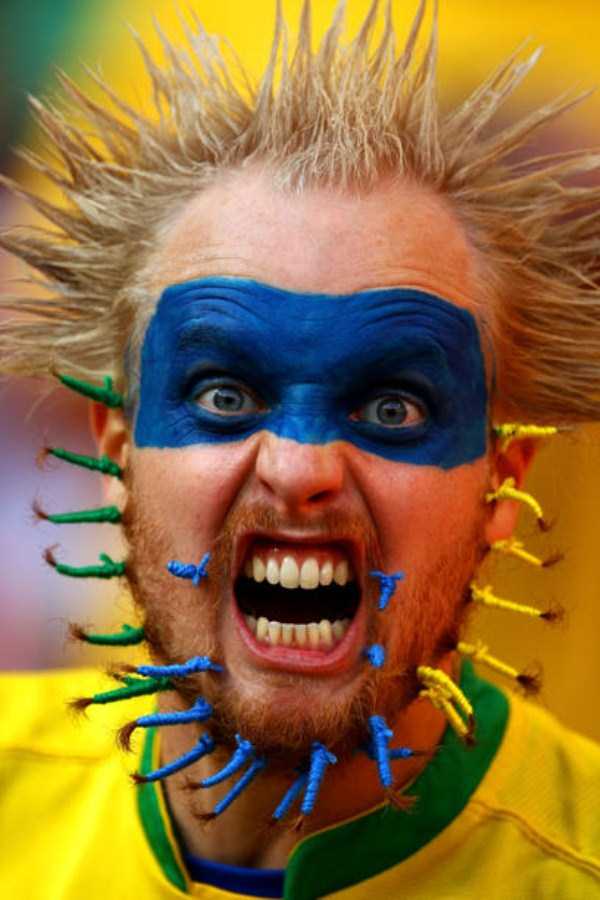 The Most Vivid Fans Spotted at the 2014 World Cup (38 photos)