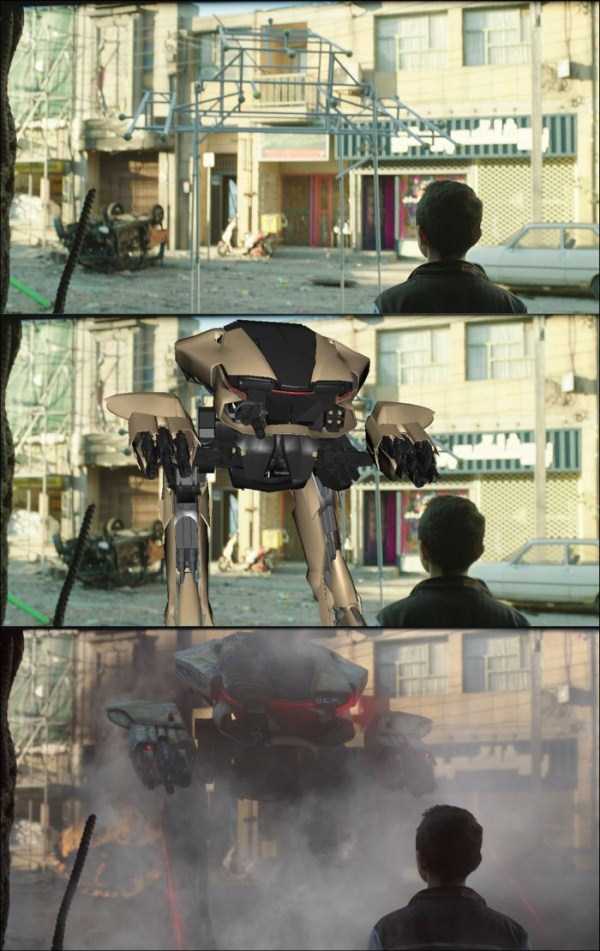 visual effects in movies 10 Blockbusters Before And After Visual Effects (37 photos)