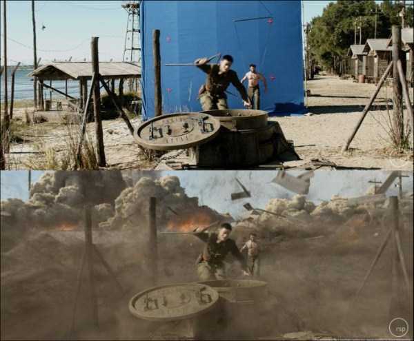 visual effects in movies 16 Blockbusters Before And After Visual Effects (37 photos)
