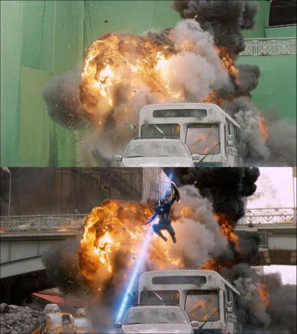 visual effects in movies 32 Blockbusters Before And After Visual Effects (37 photos)