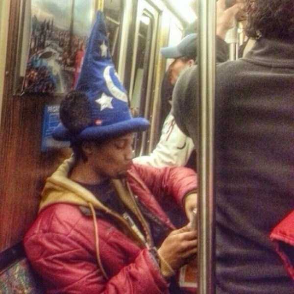 Subway is a Perfect Place For Weird People (30 photos)