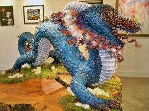 Totally Badass Dragon Made From Recycled Materials (13 photos) 11