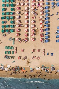 Colorful Italian Beaches From Above (29 photos) 6