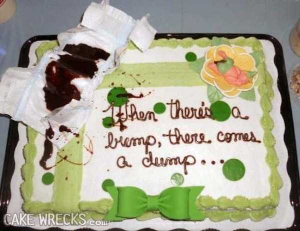 Terrible Birth Related Cakes (27 photos)