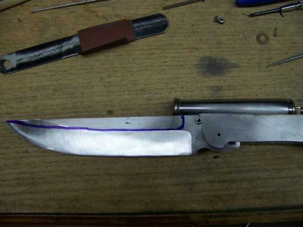 custom made folding knife 22